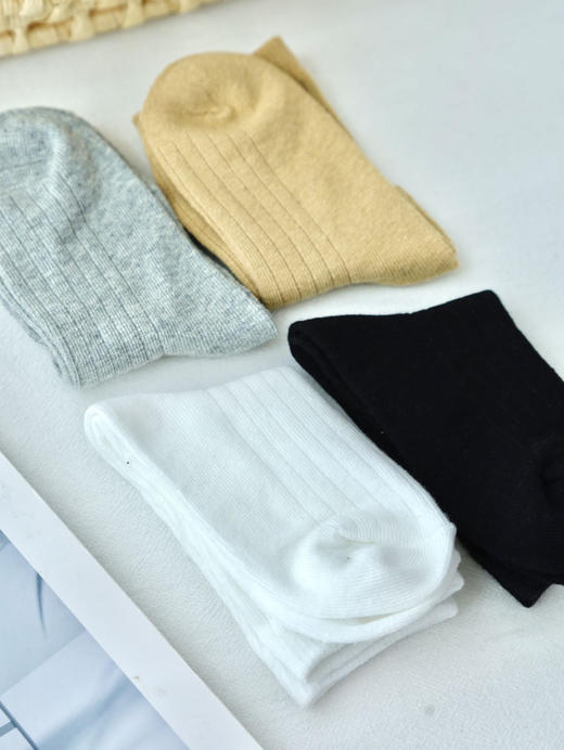 【3组起拍  单拍  少拍不发】开学必备🔥专柜正品🎉新疆长绒棉💥男孩女孩都有 「柠檬舒品 儿童春季精梳棉袜学生袜合集 」5款可选🧦百搭纯色基础款，必囤❗️ 商品图11