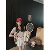 金蘑菇菇 美少女学院 miu系四件套/ 元气少女美式少女针织套装 商品缩略图1