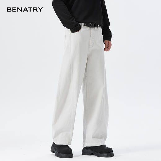 贝纳川春夏牛仔弯刀裤ECF130006401 商品图1