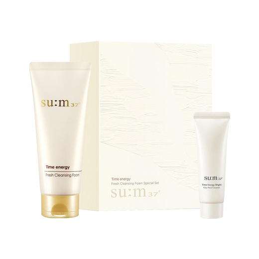 【保税仓】苏秘呼吸时光能量洗面奶套盒（洗面奶200ml+洁颜泥40ml/套） 商品图0