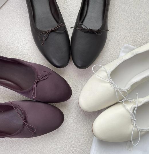 人手款！必入！ROW绝美芭蕾舞蹈鞋   蝴蝶结单鞋小羊皮真丝单鞋 商品图1