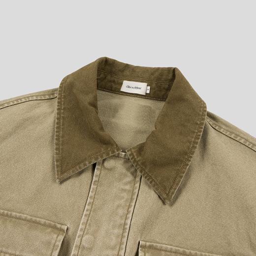 GOODBAI 星星撞色翻领工装口袋外套 商品图3