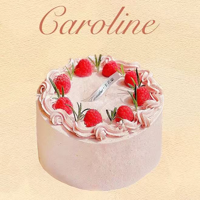 奶油蛋糕/——树莓荔枝（无色素调味奶油）