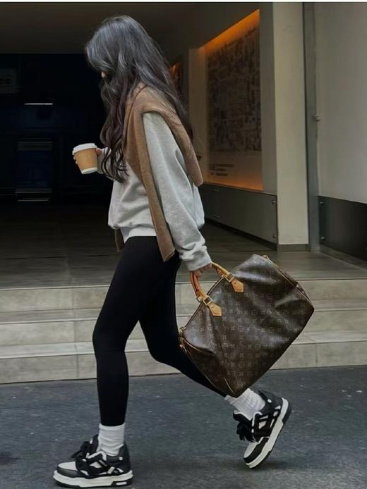 春秋Lulu微磨毛瑜伽运动裤鲨鱼裤 商品图10