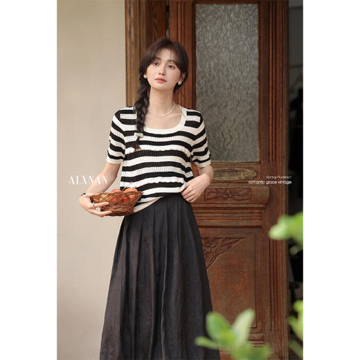 【65折秒杀】鹿向南「浓情黑巧」针织衫L53571 商品图1