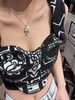 特！西太后，土星树脂爱心别针心形珍珠项链 商品缩略图2