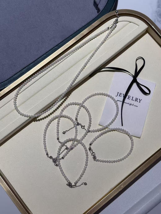 小米珍珠手链项链 3.5mm 商品图0