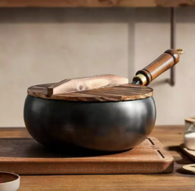 肚大锅深！这口大肚锅承包了煎炒炖炸，还能在家做火锅！太强了！