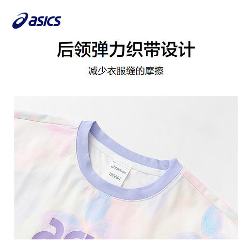 ASICS/亚瑟士童装25年夏季新款女童廓形运动吸湿速干透气T恤轻量 商品图2