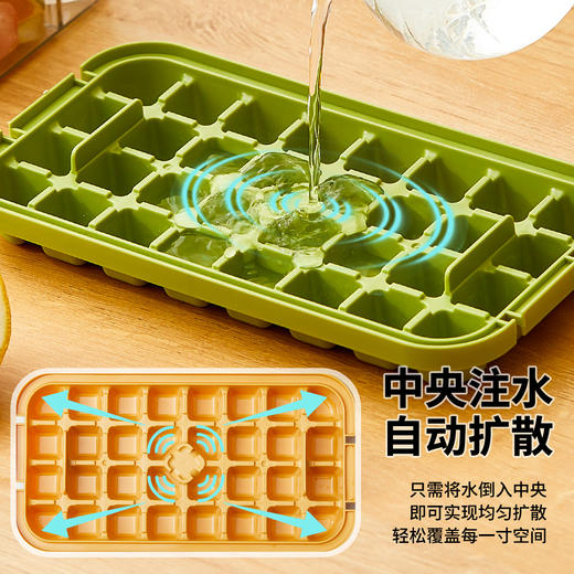 摩登主妇冰块模具按压冰格带盖储存盒家用冰箱自制食品级制冰神器 商品图2