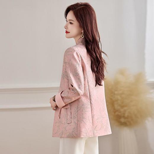 新中式提花设计感，时尚收腰西装外套西服上衣HR-ZYF8812 商品图2