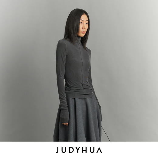 JUDYHUA 寂静系列极简高领上衣 商品图1