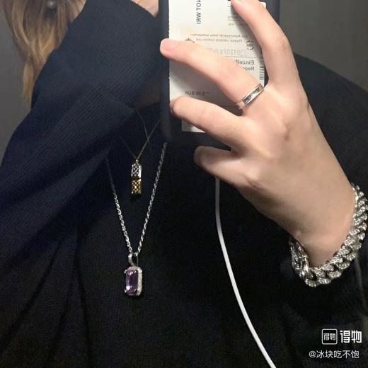 驴家新款金银牌项链 钟楚曦同款 “有金有银财源广进” 此款为男女同款 商品图6