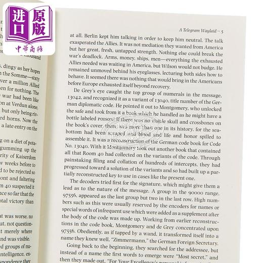 【中商原版】齐默尔曼电报 巴巴拉 塔奇曼 英文原版 The Zimmermann Telegram Barbara W Tuchmans Great War Series 商品图2