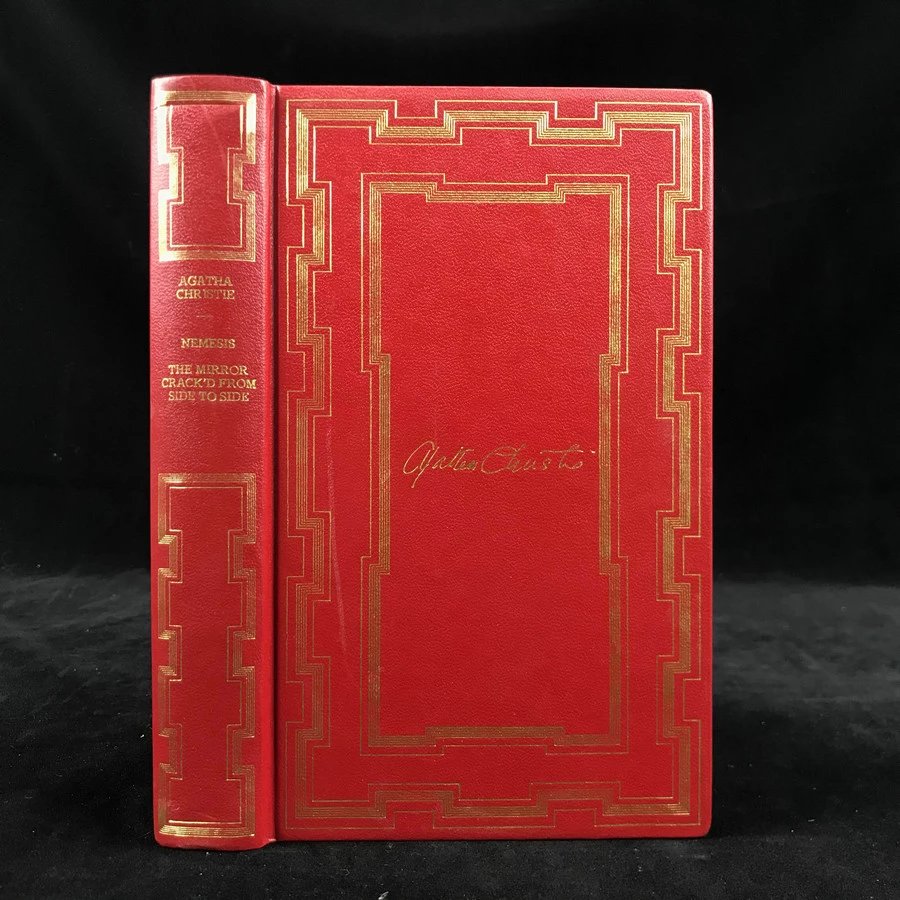 阿加莎·克里斯蒂《复仇女神/破镜谋杀案》 约6幅插图 复古仿皮精装32开