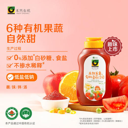 禾然乐童有机番茄沙司 320g/瓶 商品图5