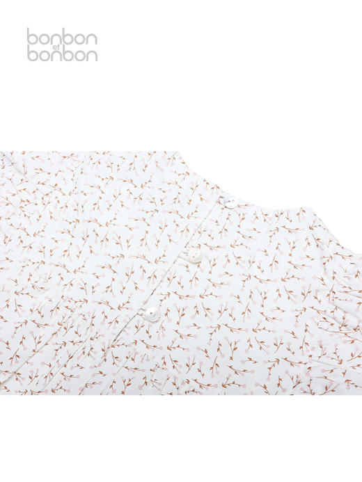 碎花双层荷叶边连衣裙 商品图2