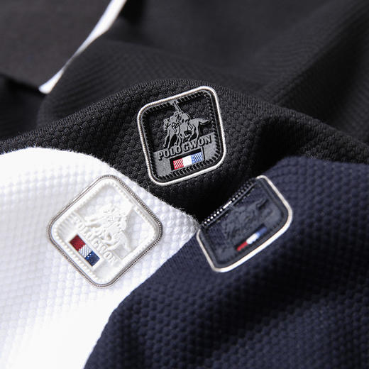 【棉质】【DK】大依优型大码短袖POLO衫小V领胖子宽松大码剪刀领棉质半袖体恤打底衫男加大 商品图3