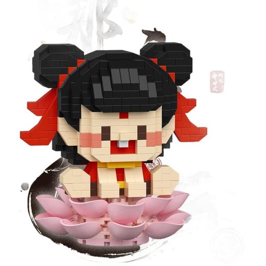 【29.9元4盒哪吒系列积木】正版授权 原创设计 哪吒敖丙周边公仔东海龙王申公豹小豹益智拼装玩具 缺件免费补 商品图4