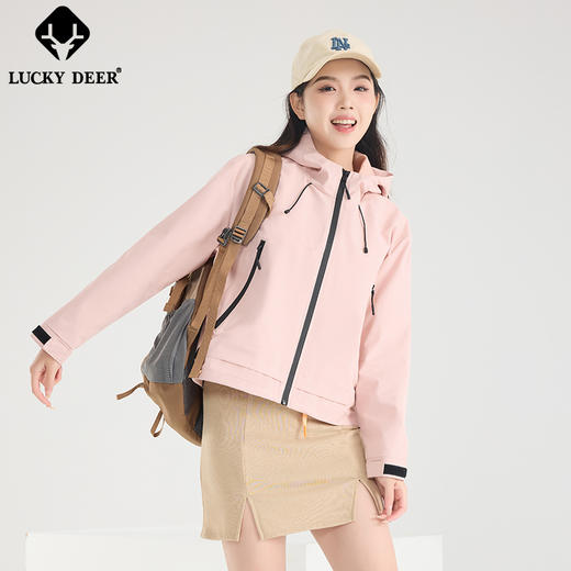 LUCKY DEER情侣款山系轻量化三防单冲外套 商品图5