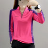 【69元单件！第二件半价】LUCKY DEER女款拼色速干长袖T恤户外透气登山服 商品缩略图0