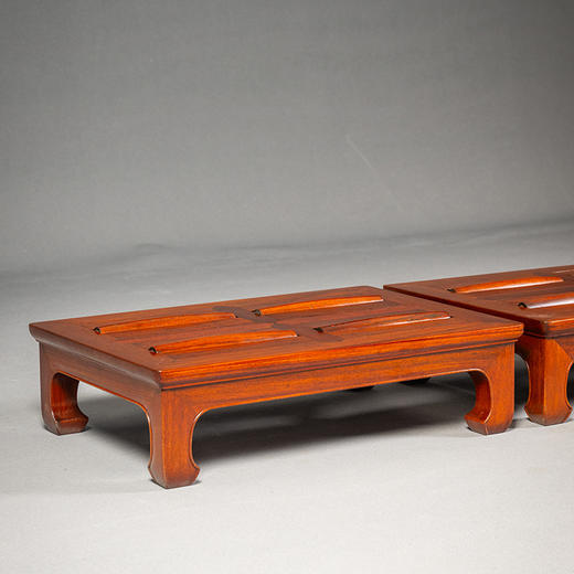 红木滚凳脚踏（一对） 商品图1