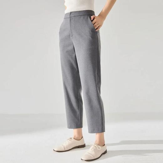 【高货sh】全新升级【铂金会员183/天猫239/差价56】(04035) 洛诗琳新款通勤神裤篙搭配佰搭显瘦九分小脚裤休闲烟管裤 商品图0