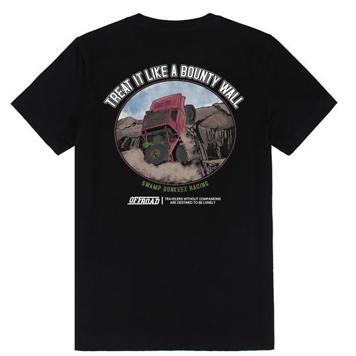 【逃离城市】夏新品男士微弹短袖T恤 越野户外主题印花 合体版型 NMT-2207 商品图3