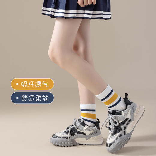 【3组起拍  单拍  少拍不发】开学必备🔥专柜正品🎉新疆长绒棉💥男孩女孩都有 「柠檬舒品 儿童春季精梳棉袜学生袜合集 」5款可选🧦百搭纯色基础款，必囤❗️ 商品图12