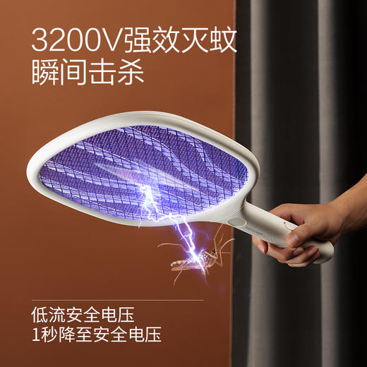 彩虹高效灭蚊电蚊拍3200V长效续航6102. 商品图5