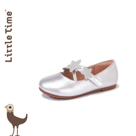 littletime女童皮鞋2025秋冬新款星星魔术贴儿童演出鞋软底公主鞋 商品图4