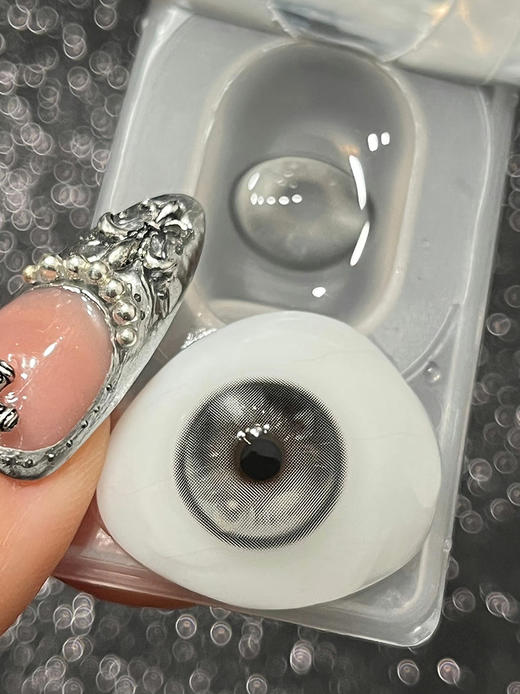 HUOHUOCON 未流之泪 半年抛 两片 14.2mm 参考着色 13.6mm 基弧 8.6 含水 38% 新锐国货 商品图3