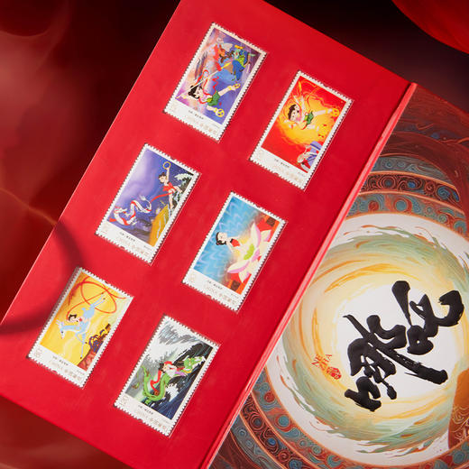 朱炳仁·铜×中国集邮联名《邮转乾坤典藏礼盒》 | 哪吒珍邮+一笔定乾坤哪吒笔 商品图2