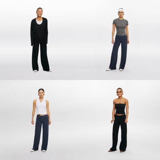 oneup垂坠柔软弹力休闲裤 商品图4