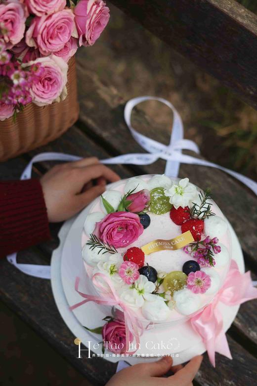 简约鲜花蛋糕(0蔗糖低碳生酮) 商品图3