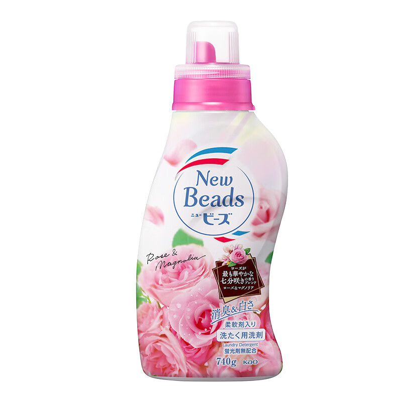 日本花王玫瑰香洗衣液740g