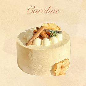 调味奶油蛋糕/焦糖肉桂苹果