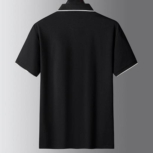 【棉质】【DK】大依优型大码短袖POLO衫小V领胖子宽松大码剪刀领棉质半袖体恤打底衫男加大 商品图2