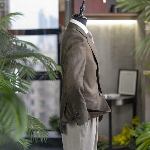 25新款 男士名厂亚麻单西/夹克套装 商品图5