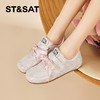 星期六粉色休闲透气软底芭蕾德训鞋SSD1112E7K 商品缩略图7