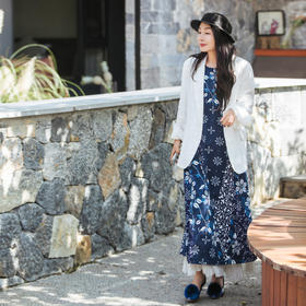 【林栖设计小店】亚麻小西装时尚简约百搭宽松显瘦2025春夏新品外套上衣女1952034