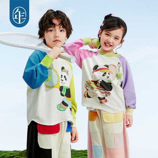 年衣童装卫衣2025春季新款儿童卡通休闲百变盼达长袖上衣 商品图2
