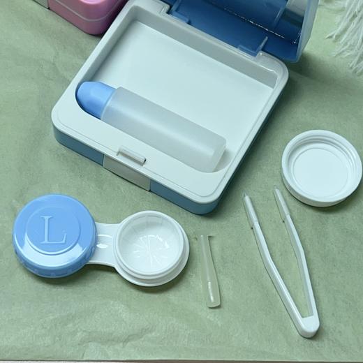 新款简约美瞳盒隐形眼镜盒伴侣盒9901 商品图4