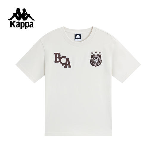 Kappa卡帕背靠背夏季运动短袖2025新款纯棉透气t恤男休闲半袖上衣K0F32TD14 商品图1