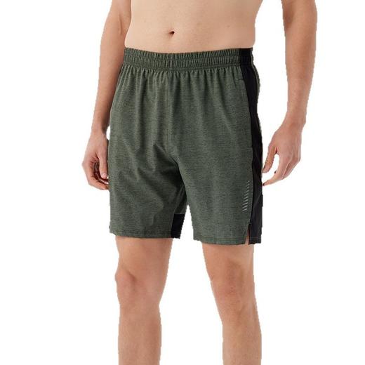 跃牌【跃LEAP-ACTIVE】 夏季户外跑步男士宽松拼接撞色速干健身训练五分短裤W51136 商品图4