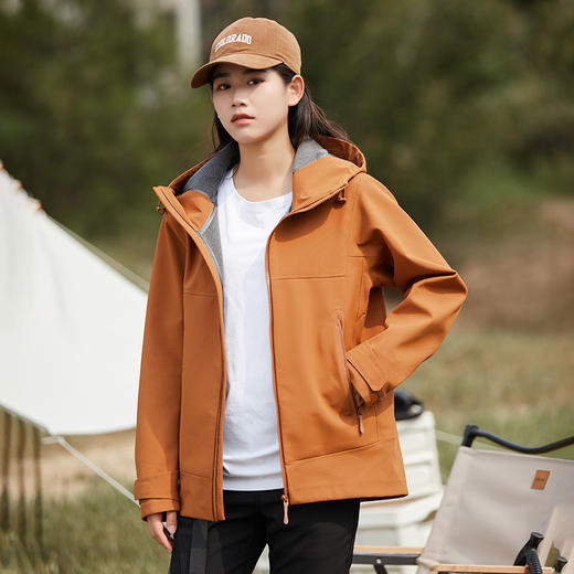 LUCKY DEER情侣全热封防大雨级别户外保暖软壳衣 商品图5