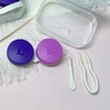 新款简约美瞳盒隐形眼镜盒伴侣盒1711（仅紫色） 商品缩略图1