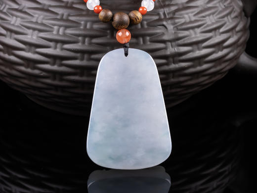 XY0086原创沉香DIY翡翠珠链+翡翠生肖羊挂件 商品图3