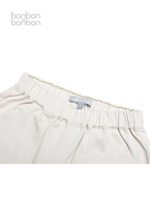 休闲米白五分裤 商品图2