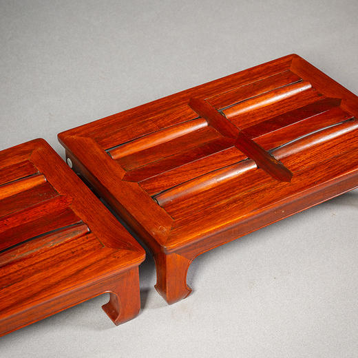 红木滚凳脚踏（一对） 商品图3